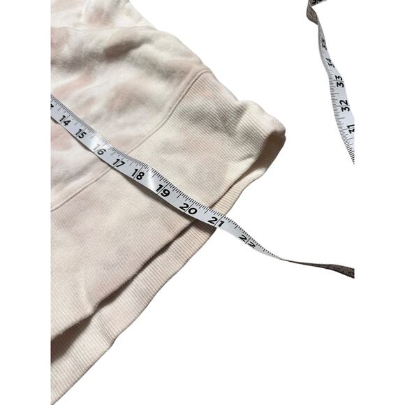 Madewell Tan Tie Dye Cropped Sweatshirt Women's Size Medium - Picture 4 of 5